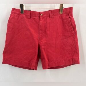 Ralph Lauren red classic shorts size 34